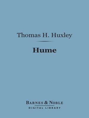 cover image of Hume (Barnes & Noble Digital Library)